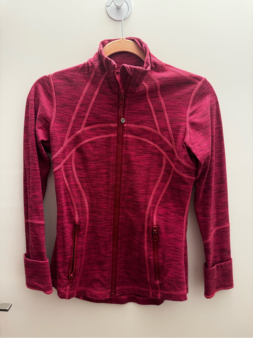 Lululemon Define Pink Full-Zip Active Jacket